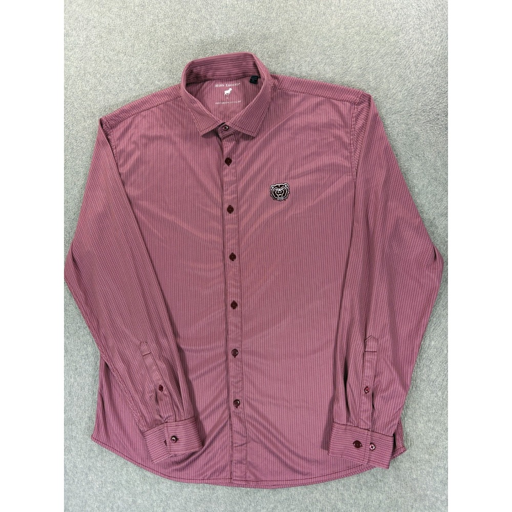 Missouri State Bears Stitched Logo Long Sleeve Campus Shirt (Men's Large) Maroon